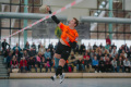 #,

Faustball, Bundesliga, Deutsche Meisterschaft, Halle, Frauen, Saison 2024/2025, 15.02.2025,

Foto: Eibner-Pressefoto/Lars Neumann