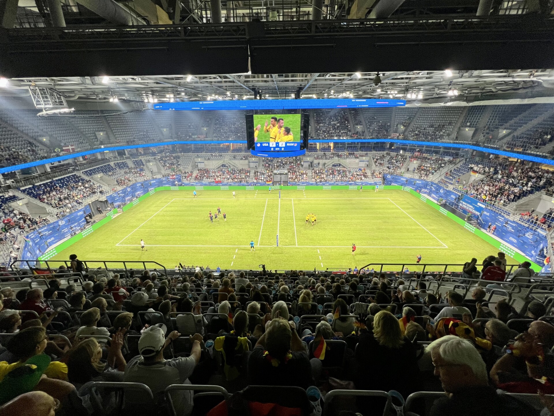 WM-Ticker So läuft die Arena-Premiere faustball.de